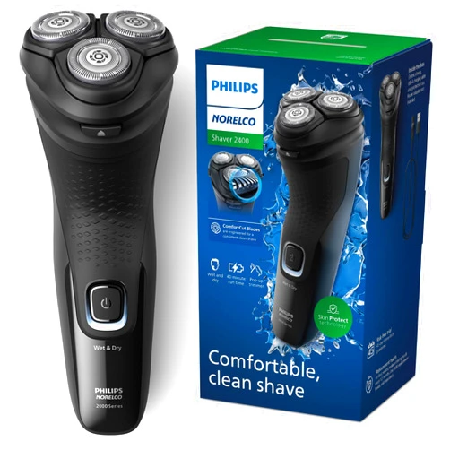 Philips Norelco Shaver 2400, Rechargeable Cordless Electric Shaver with Pop-Up Trimmer, X3001/90