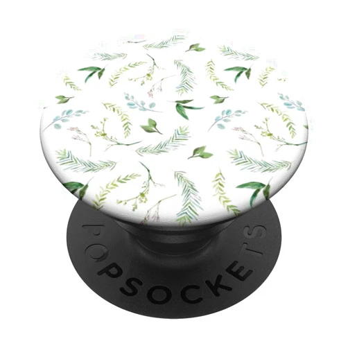 Patterns by M.Kokolo Eucalyptus, Green Leaves and Greenery Repeating Pattern PopSockets Adhesive PopGrip