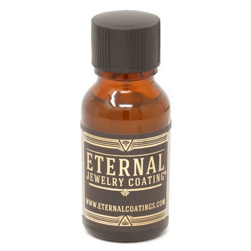 Eternal Coatings Eternal Jewelry Coating, Clear Protective Polish-on Sealant to Protect and Shield Metal and Stone Jewelry from Tarnish, Wear and Prevent Allergies .5oz (Single Unit)