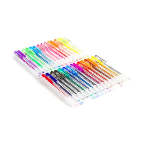 U Brands Assorted Colored Gel Pens, Glitter, Neon, Pastel, 30-Count