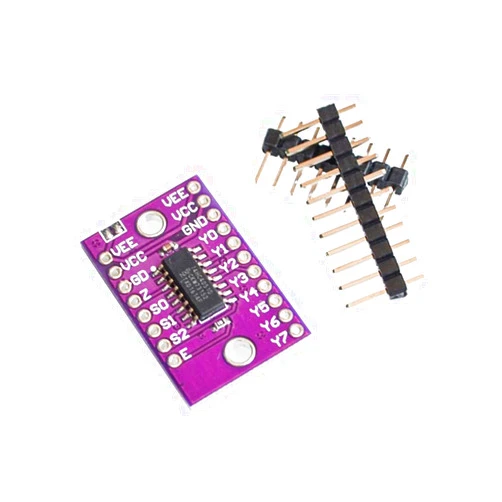 NOYITO 74HC4051 8-Channel-Mux Analog Multiplexer Selector Module