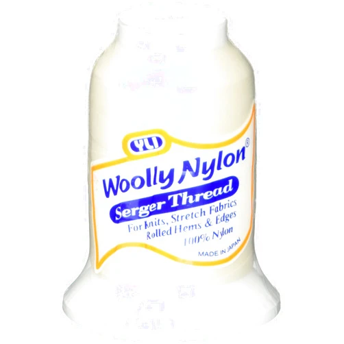 YLI 213YLI233 Original Woolly Nylon Thread, 1000m, Off White/Pink