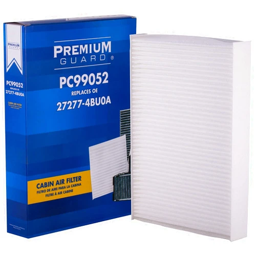 Premium Guard PG Cabin Air Filter PC99052 | Fits 2023-17 Nissan Qashqai, 2020-14 Rogue, 2019-17 Rogue, 2020-18 Renault Koleos