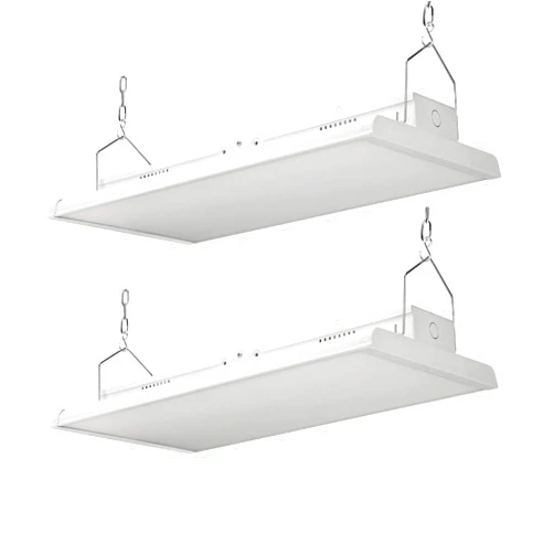 Konlite 2 Pack Linear LED Bay Ceiling Shop Light - 2 Ft - 105W 5000K 1-10V Dimming 14170 Lumens - Equal to 4 lamp T5 Ceiling Light Fixture - No Maintenance for Life