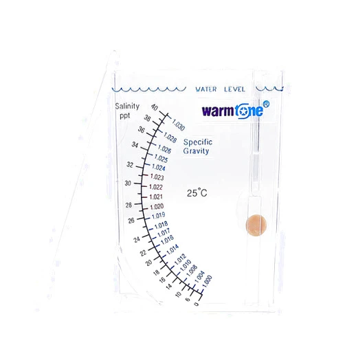 capetsma Salinity Tester, Accurate Sea Hydrometer Aquarium Marine Salinity Meter for Fish Tank Pond Water Saltwater Freshwater Specific Gravity Test