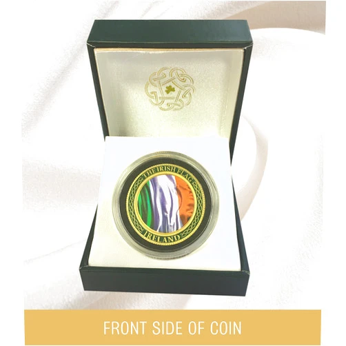 Exclusive to A1 Trading Irish Tricolour - (trídhathach na hÉireann) Collectors Coin