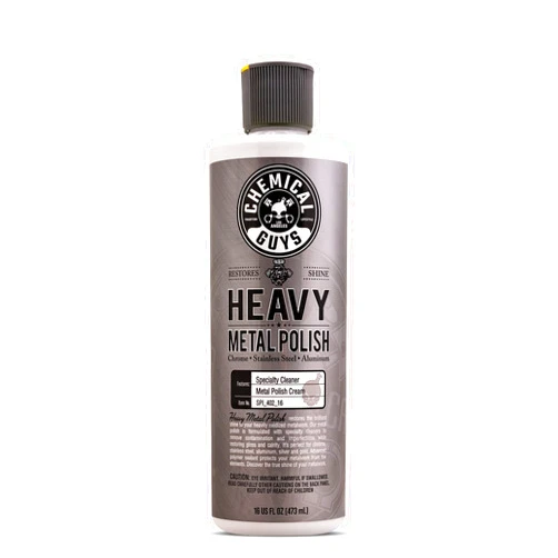 Chemical Guys SPI_402_16, Heavy Metal Polish Restorer and Protectant, (Safe for Cars, Trucks, SUVs, RVs, Motorcycles, and More) 16 fl oz