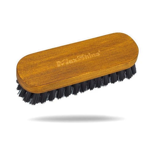 Maxshine Universal Leather & Upholstery Brush – Durable Nylon Bristles for Car Detailing – Ideal for Cleaning Seats, Carpets & Interior Surfaces – Gentle, Effective Detailing Tool