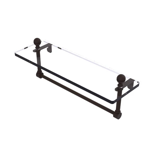 Allied Brass MA-1/16TB-ORB 16-Inch Single Shelf with Towel Bar, Oil Rubbed Bronze
