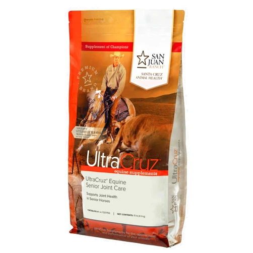 UltraCruz Equine Senior Joint Supplement for Horses, 10 lb, Pellet (70 Day Supply)