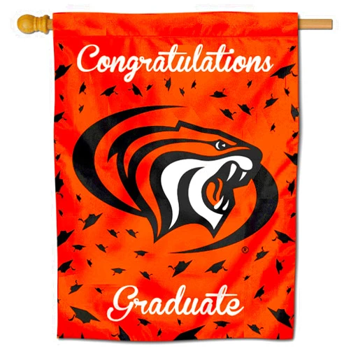 College Flags & Banners Co. Pacific Tigers Graduation Gift Banner Flag