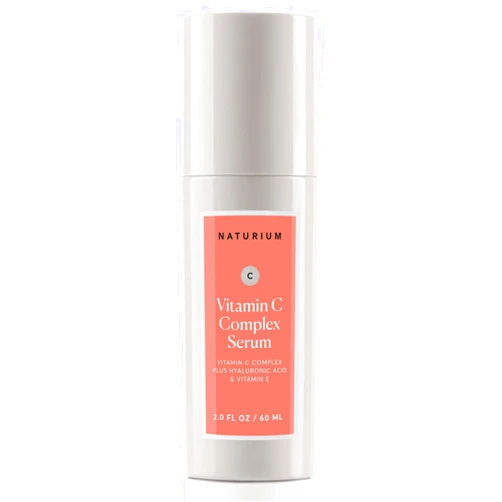 Naturium Vitamin C Complex Face Serum Jumbo, Anti-Aging Facial Treatment with Hyaluronic Acid & Vitamin E, 2 oz
