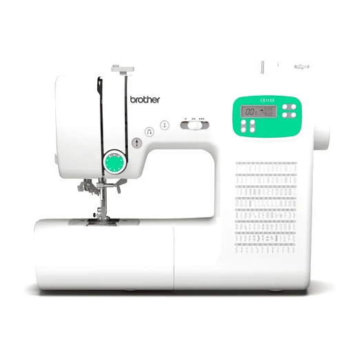 Brother CE1155 Computerized Sewing Machine, 110 Built-in Stitches, LCD Display, 7 Included Feet