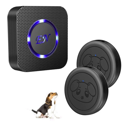 EverNary Dog Door Bell, Wireless Doggie Doorbells for Potty Training, Door Bell for Dogs to Go Outside, Dog Bells with 1 Receiver and 2 Waterproof Transmitters
