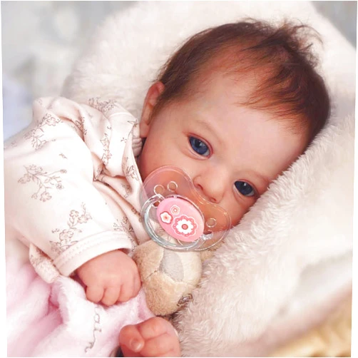Zero Pam Life Like Reborn Baby Dolls Felicia 19 Inch Real Soft Baby Girl Realistic Newborn Baby Dolls Adorable Real Life Baby Dolls with Accesorries for Kids Age 3+