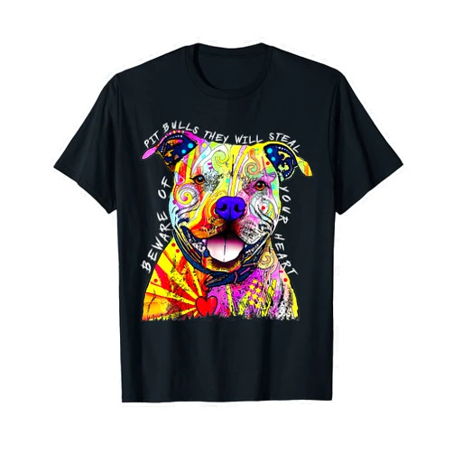 Beware Of Pit Bulls, Dean Russo Pitbull Original Funny Beware Of Pit Bulls, Dean Russo Pitbull Original T-Shirt