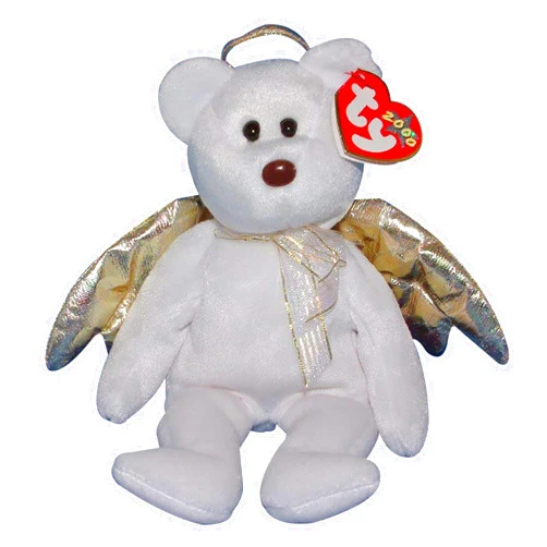 BEANIE BABIES Beanie Baby Halo II 2000 Super Rare Brown Nose Production.