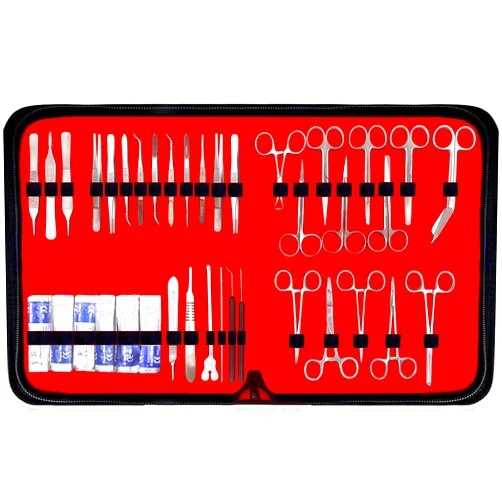 DEXSUR Professional Dissecting Kit Anatomy - 160 Piece Stainless Steel Biology Instruments Set for Medical & Veterinary Training