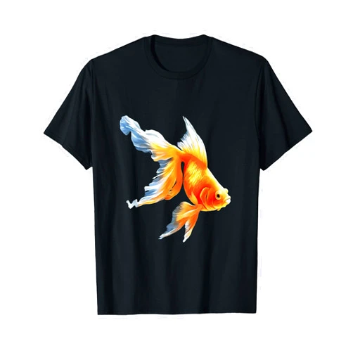 Pet Goldfish Gifts And Fancy Fish Tees by taiche Goldfish Realistic Vector Cut Out Isolated T-Shirt