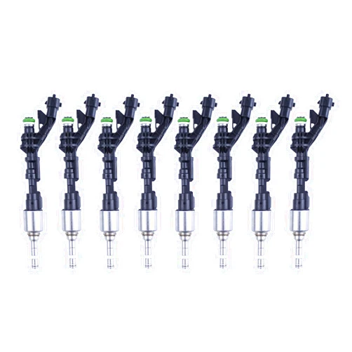 DooFig 8Pcs Fuel Injectors for Jaguar XF XKR XFR XJ F-Type XJR for Land Rover LR4 Range Rover Sport