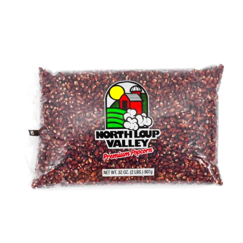 Popcorn County USA | Red Un-Popped Popcorn Kernels | Rich Red Kernels Pop White & Crunchy | Non GMO and Gluten Free | Movie Night Snack | Made in Nebraska | 2 lb Bag (1 Pack, Red)