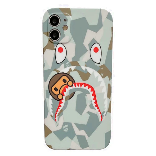 Beefkcase Hoolcase for iPhone 11 Soft Case for Shark Face/Shark Teeth Fans Girls Kids Boys, Cartoon Cute Fun Funny Shockproof TPU Protective 6.1 Inch Case for iPhone 11 (B-YU)
