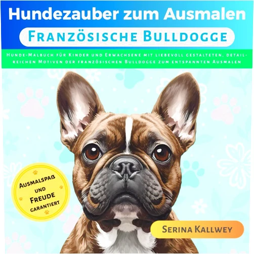 German Edition by Serina Kallwey (Author) Hundezauber zum Ausmalen - Französische Bulldogge: Hunde Malbuch für Kinder und Erwachsene mit liebevoll gestalteten, detailreichen Motiven der ... für Kinder & Erwachsene) (German Edition)