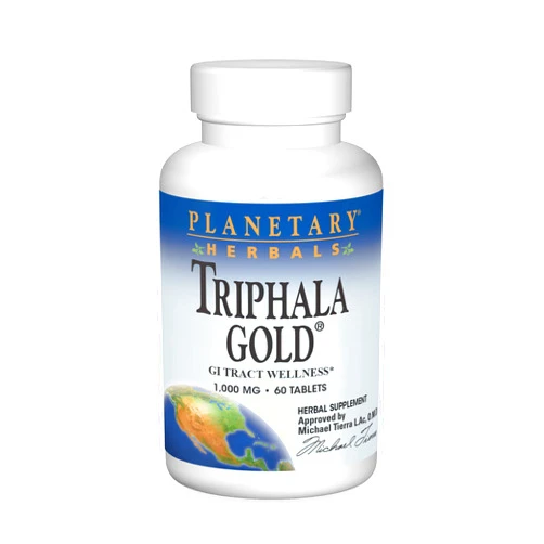 Planetary Herbals Triphala Gold 1000mg - 60 Tablets