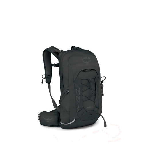 Osprey Talon 11L Men's Lightweight Hiking Backpack with Hipbelt, Black/Coal Grey