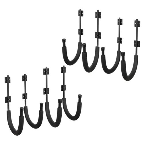 RAD Sportz 2-Pack of Kayak Storage Hook Sets - Kayak Wall Mount Hangers with 100lb Capacity Per Pair for Paddleboards, Surfboards,