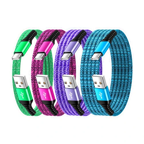 Cebkit Samsung Charger USB C Cord 4Pack(3ft+5ft+6ft+9ft) Fast Charging Type C Cable Braided Cord for Galaxy S24 A15 A14 A54 A25 Z Fold 5 Z Flip 5 A24 A13 A53 S23 S22 S21 S20 Ultra FE,Pixel 8 7 6 Pro 7 6 A 5