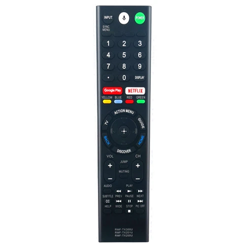VINABTY RMF-TX300U Replace Remote Sub RMF-TX200U RMF-TX201U w Voice Control fit for Sony Smart 4K TV 149331811 XBR-55X850S XBR-55X930D XBR-65X850D XBR-65X930D XBR-75X850D XBR-75X940D XBR-85X850D XBR-43X800D