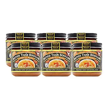 Better Than Bouillon Superior Touch Better Than Bouillon Turkey Base, 8 Ounce (Pack of 6)