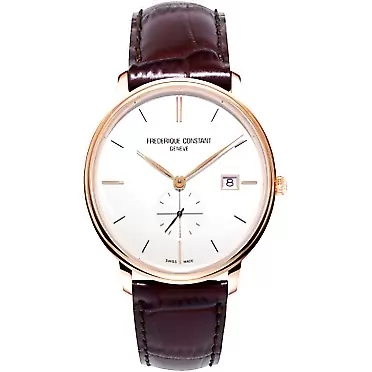 Frederique Constant Slimline Quartz Silver Dial Men's Watch FC-245V5S4