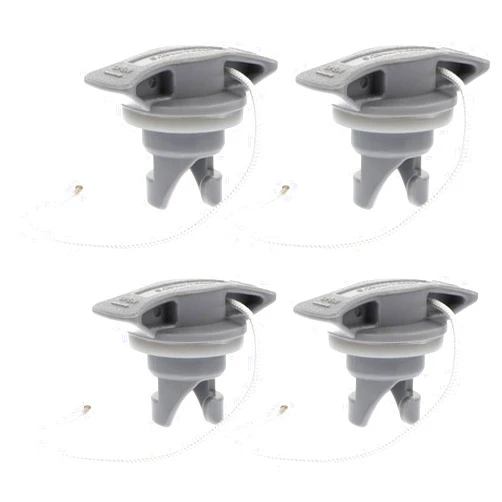 BESPORTBLE Paddle Board Valve Replacement, 4Pcs Inflatable Boat Valve Cover Boat Air Plugs Replacement for Rubber Dinghy Raft Kayak Airbeds