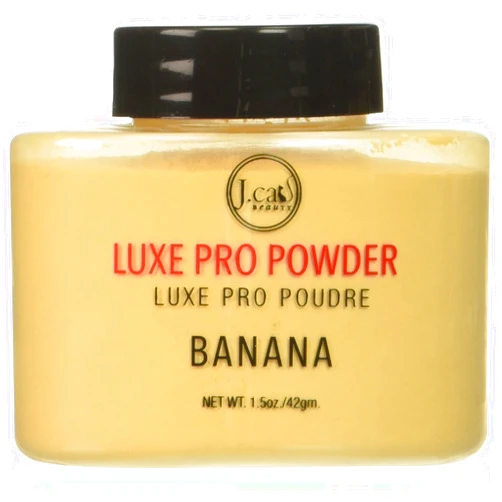 J.Cat Beauty Luxe Pro Powder, 1.5 Ounce - LPP101 Banana