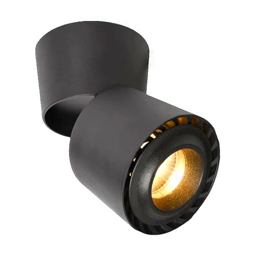 OZZKI Recessed Surface Mounted Small Spotlight COB Energy Focused Spotlight 3W/7W/12W European Round No Strobe Downlight LED Bar Commercial Clothing Store Panel Ceiling Lights 3000k Integrated