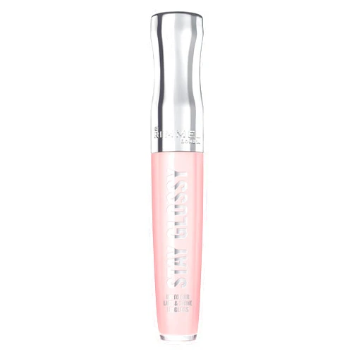 Rimmel Stay Glossy Lip Gloss - Non-Sticky and Lightweight Formula for Lip Color and Shine - 143 Sundae Best, .18oz