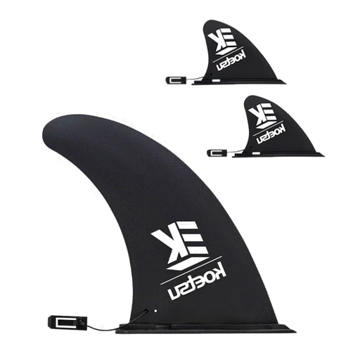 Generic Set of 3 Paddleboard Fin Replacement,Inflatable Paddle Board Accessories,Stand Up Paddleboard Tail Rudder for Water Sports,Surfboard,Longboard