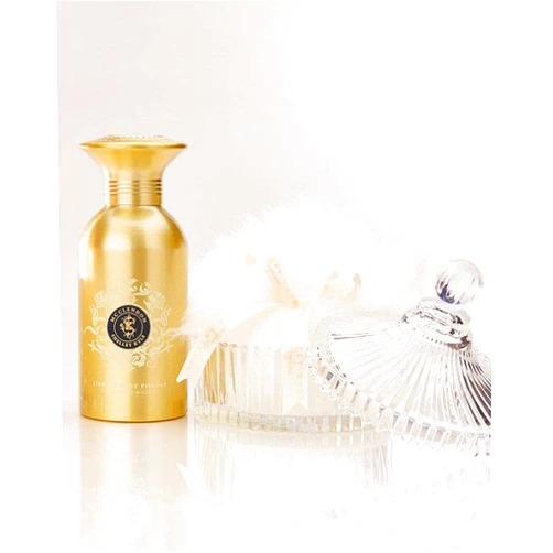 Chinoxia Shelley Kyle McClendon Talc Free Body and Linen Powder Gift Set with Large Puff and Crystal Dish, 326g