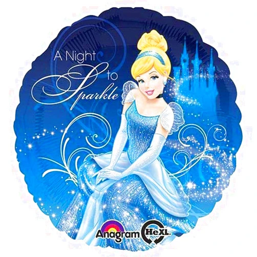 LA Balloons Anagram Cinderella Foil Balloon, 18
