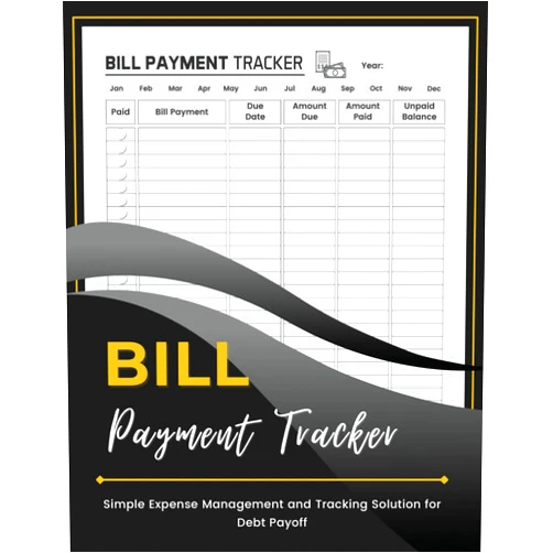 Tommy Ruell Bill Payment Tracker: Simple Expense Management and Tracking Solution for Debt Payoff