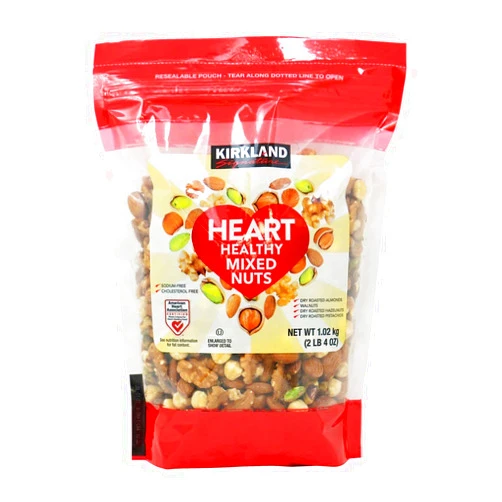 KIRKLAND SIGNATURE Heart Healthy Mixed Nuts, 36 Ounce, 2.25 Pound (Pack of 1)
