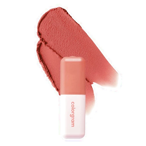 COLORGRAM NUDE BLUR TINT 03 LOVELY FIG | Soft Velvet Matte Lip Stain & Cheek Tint | Lightweight Blurring Tint for a Smooth & Airbrushed Finish | 24H Long-Lasting & Non-Sticky Formula