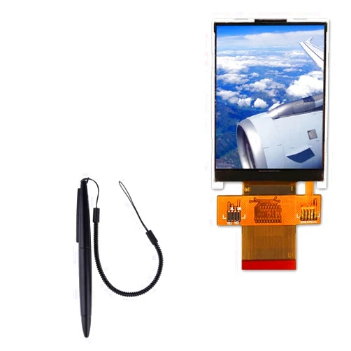 BoxWave Stylus Pen Compatible with Newhaven Display NHD-2.4-240320CF-CSXN#-FT - DirectSign Resistive Stylus, for Resistive Touchscreens Plastic Lanyard - Jet Black