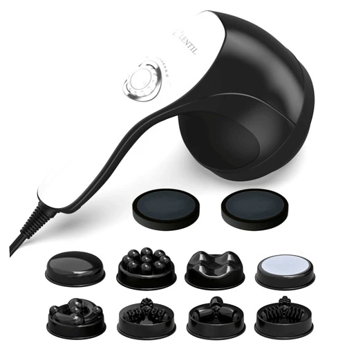 BDLENTIL Cellulite Massager Handheld, Body Sculpting Machine, Massage Lymphatic Stomach Abdomen Arm Belly Fat with 8 Massage Heads;Suitable in Gym Office Home Travel, Ideal Gifts for Women Man