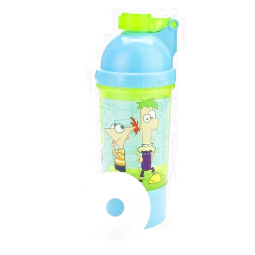 Disney Planet Zak's Good to Go Phineas and Ferb Snack and Sip Canteen with Removable Ice Pack, 15-Ounce Beverage Holder, 5-Ounce Snack Holder by Planet Zak!
