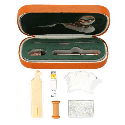 Fockety Embroidery Scissors Kit, European Complete Vintage Sewing Kit with Thimble, Threader, Sewing Needle Case, Vintage Scissors for Embroidery Sewing Needlework Handicraft