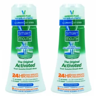SmartMouth Original Activated Mouthwash, 16oz - LIMITED RELEASE FLAVOR - 2 PACK