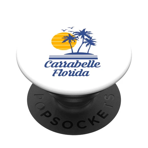 ZKNXIGJHBSY Creations Co Carrabelle Florida FL Beach City PopSockets Swappable PopGrip